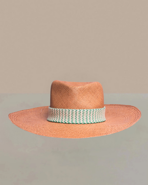 Capone Wide Brim Café au Lait Panama
