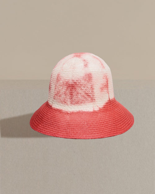 CLEMENCE Tie Dye Panama Red
