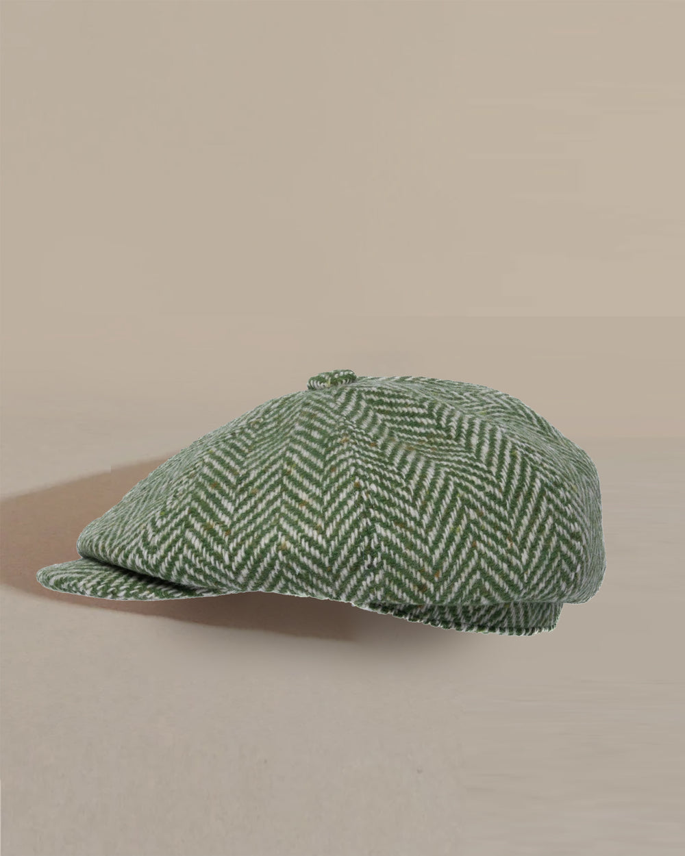green-herringbone