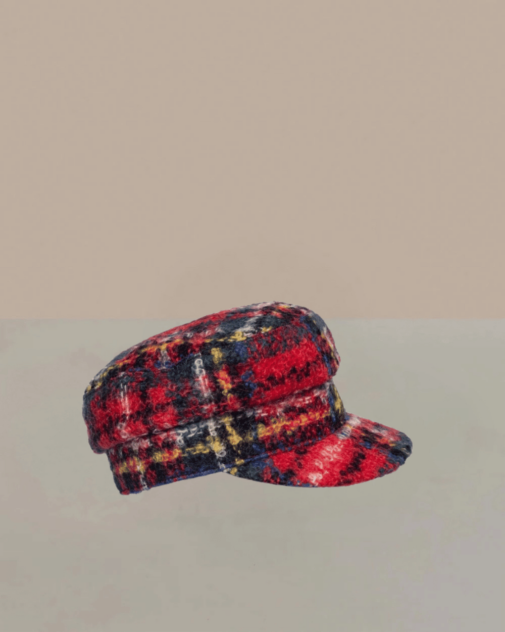 red-bouclette-tartan