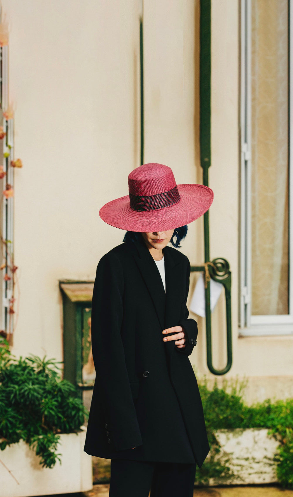 PANCHO Panama mesh wave bordeaux