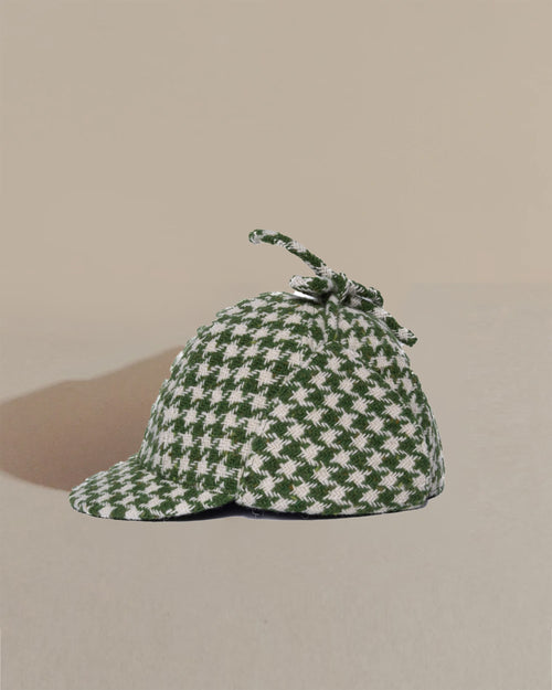 SHERLOCK Green Houndstooth
