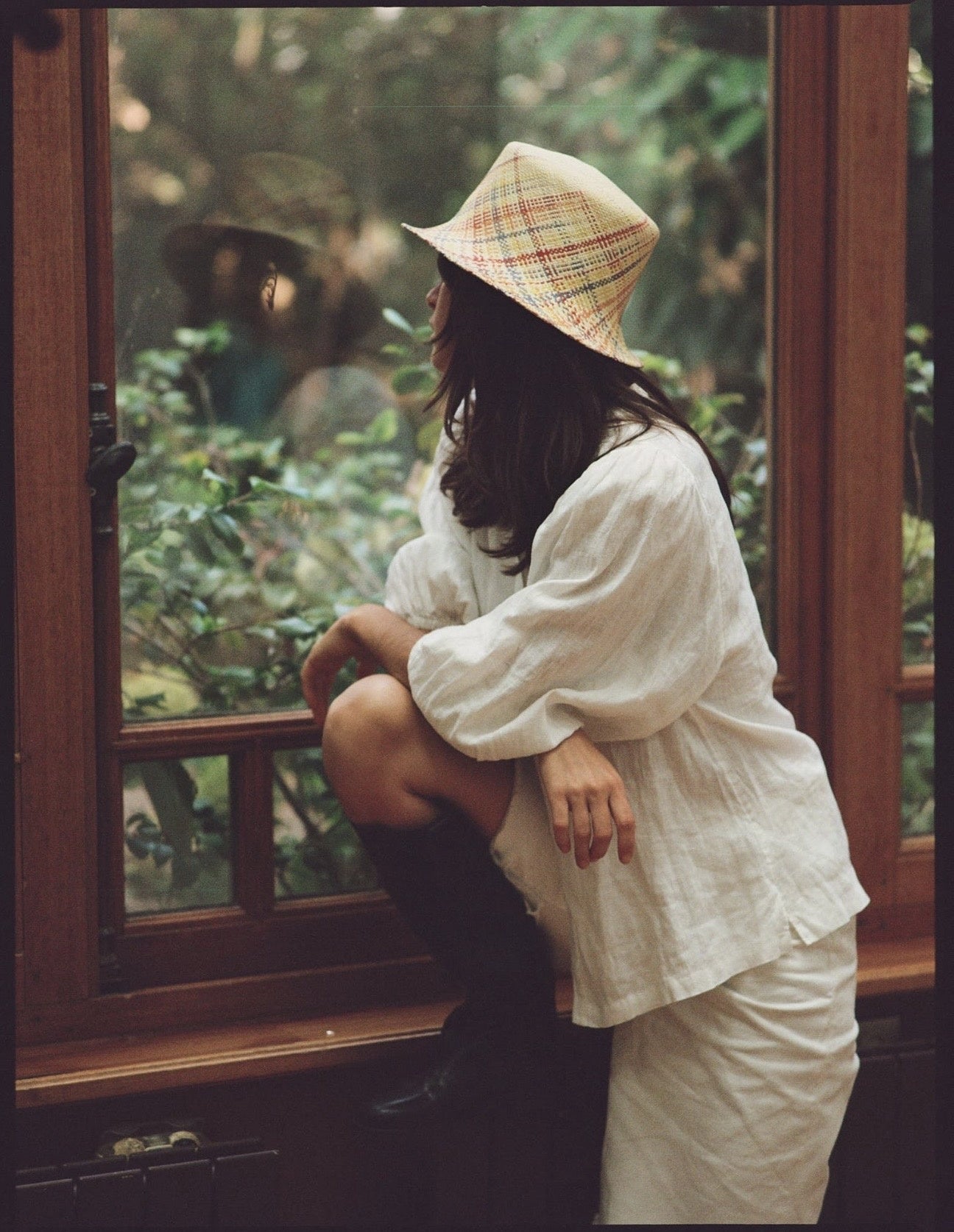 Calypso Panama Carousel – Anthony Peto – luxury bucket hat in panama straw