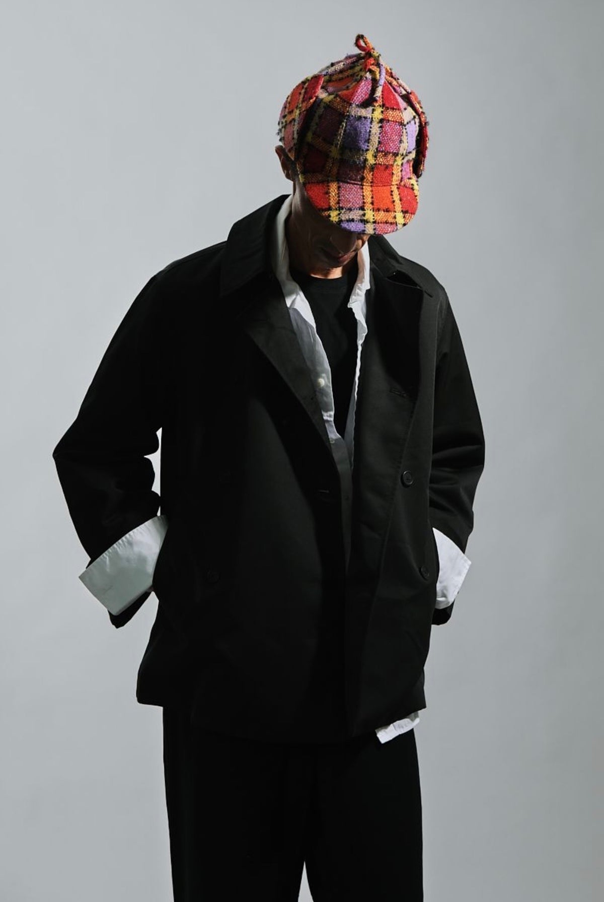 orange-lilac-checks — porté homme