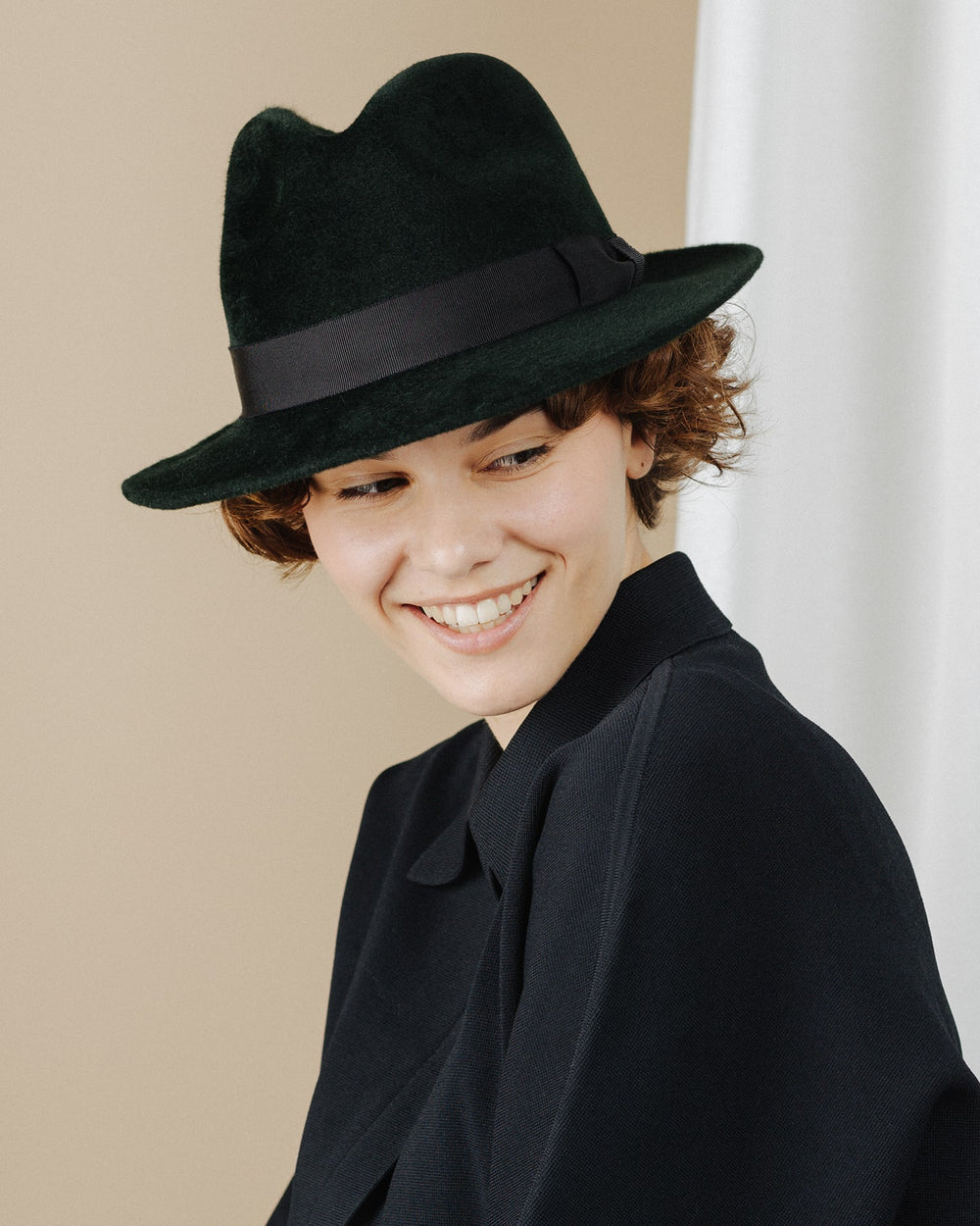 women wear deep-forest-green