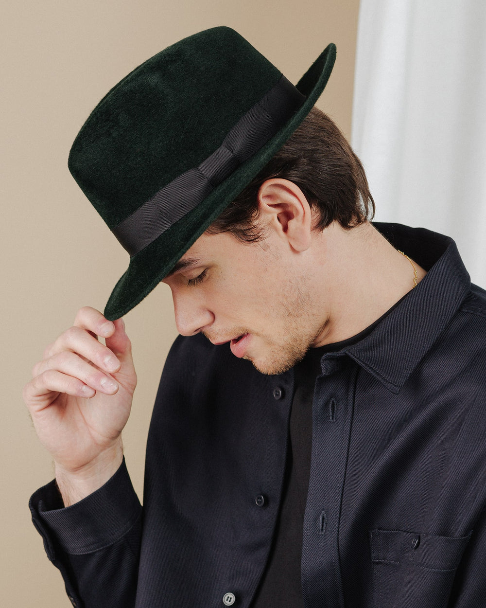 men wear deep-forest-green