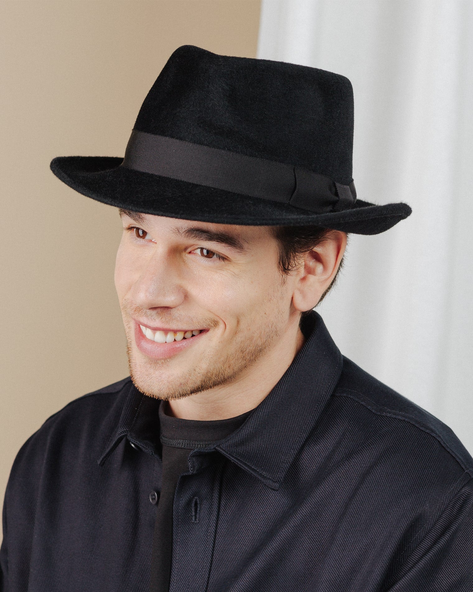 men wear black