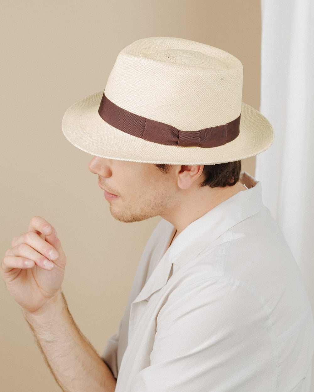 men wear beige