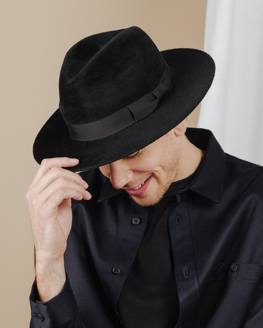 men wear black