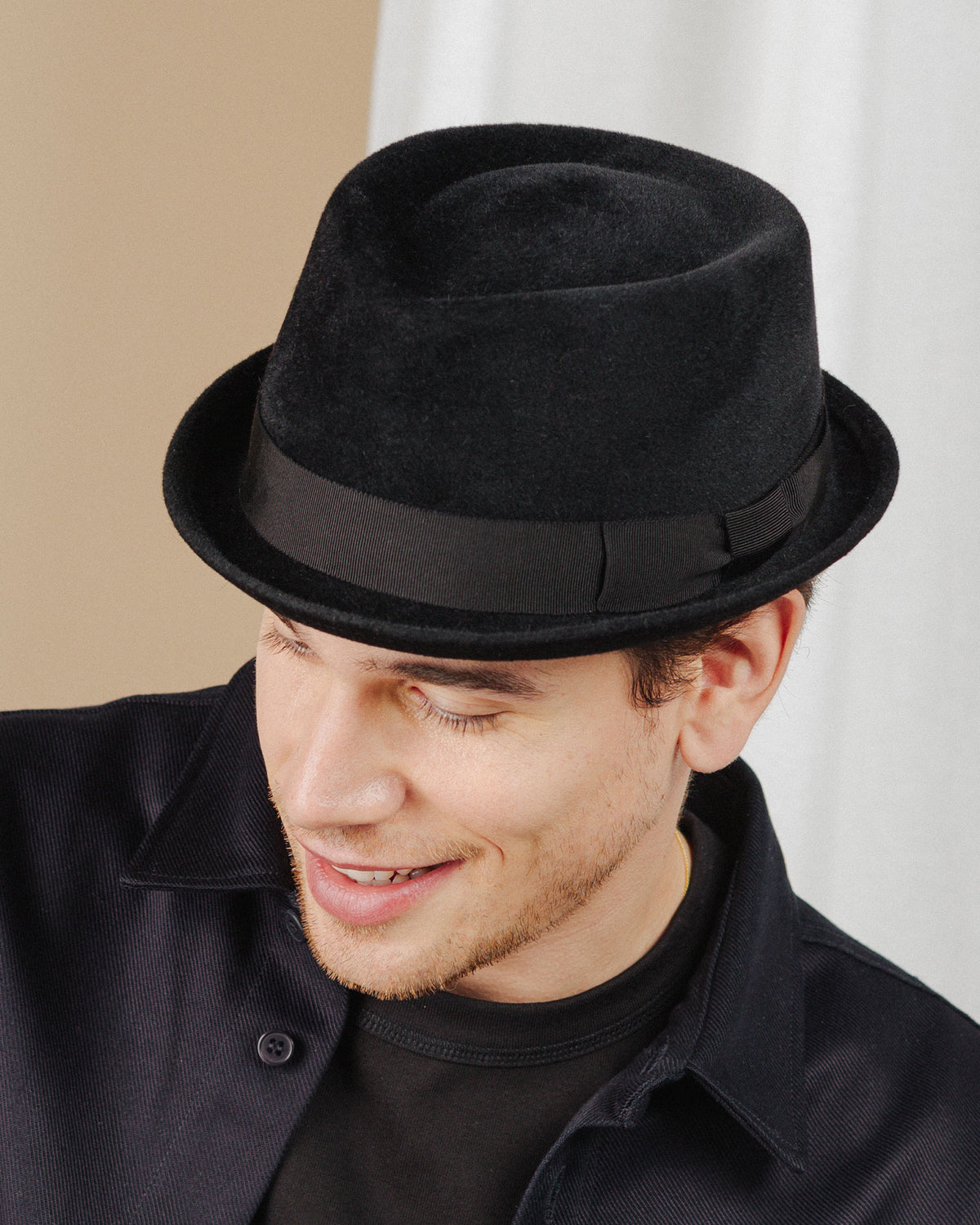 men wear black