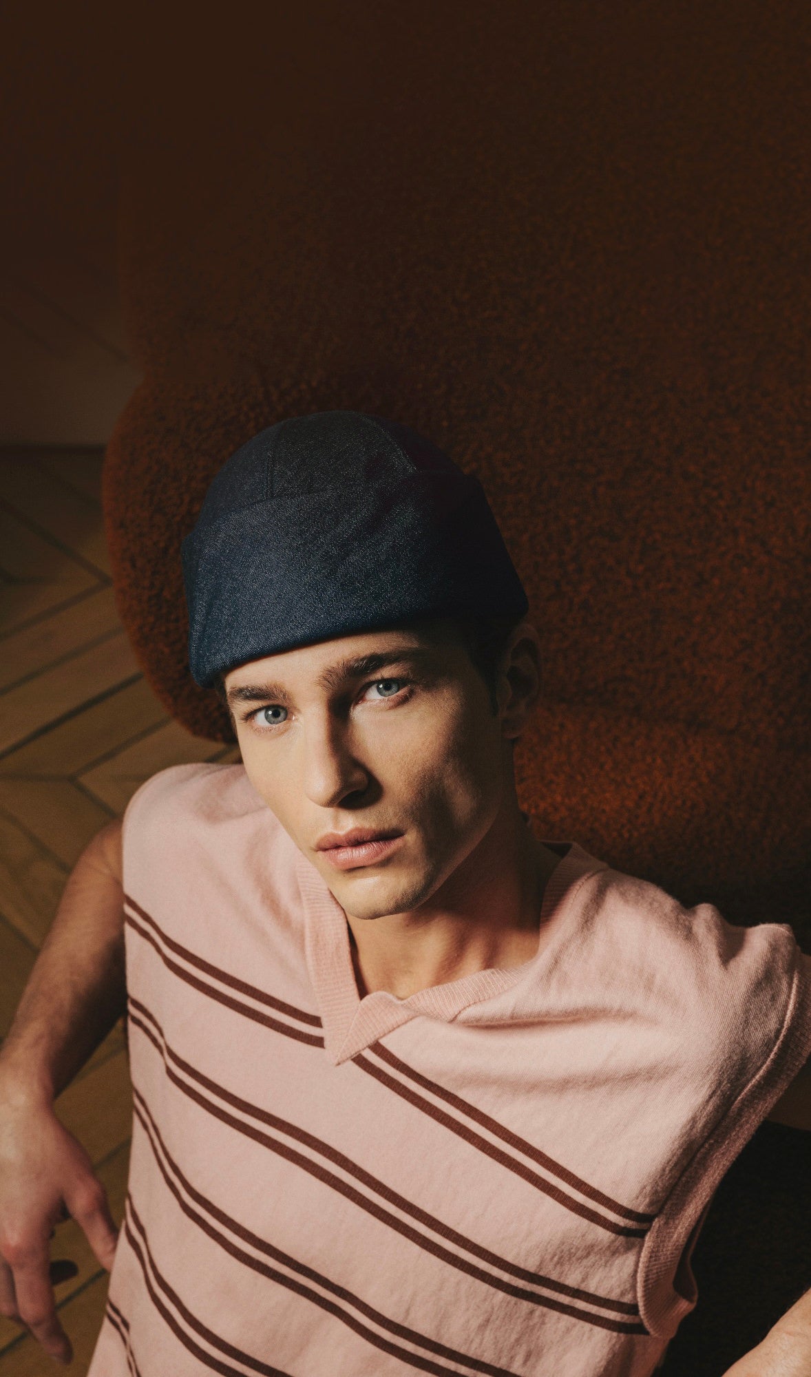 Bonnet en coton denim