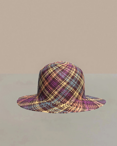Grace Panama Purple Yellow Tartan