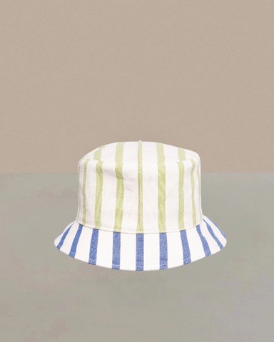 Traveller Cotton Lapis Peridot Stripes