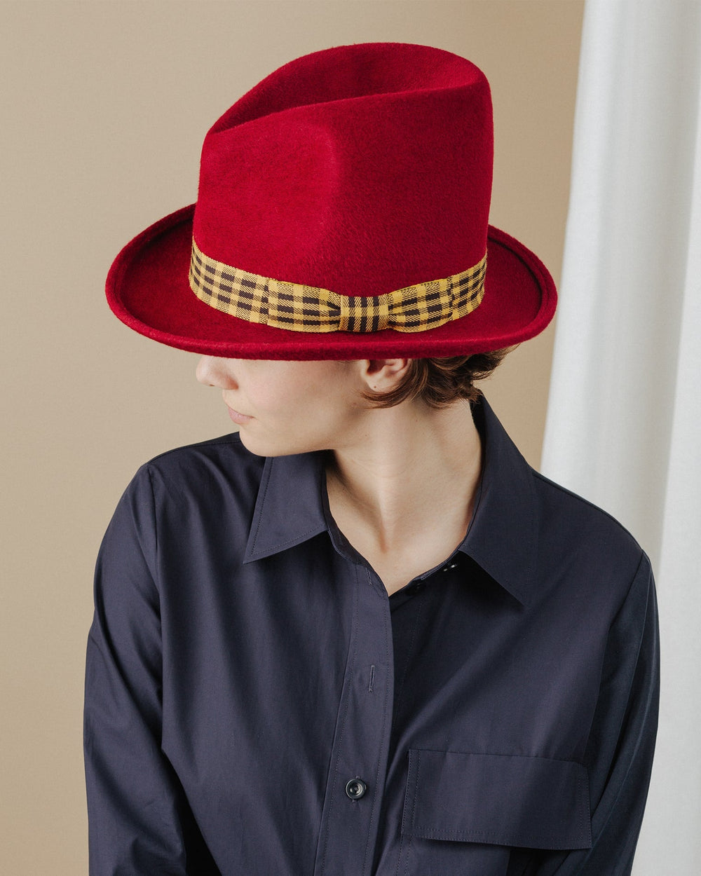 women wear cardinal-red