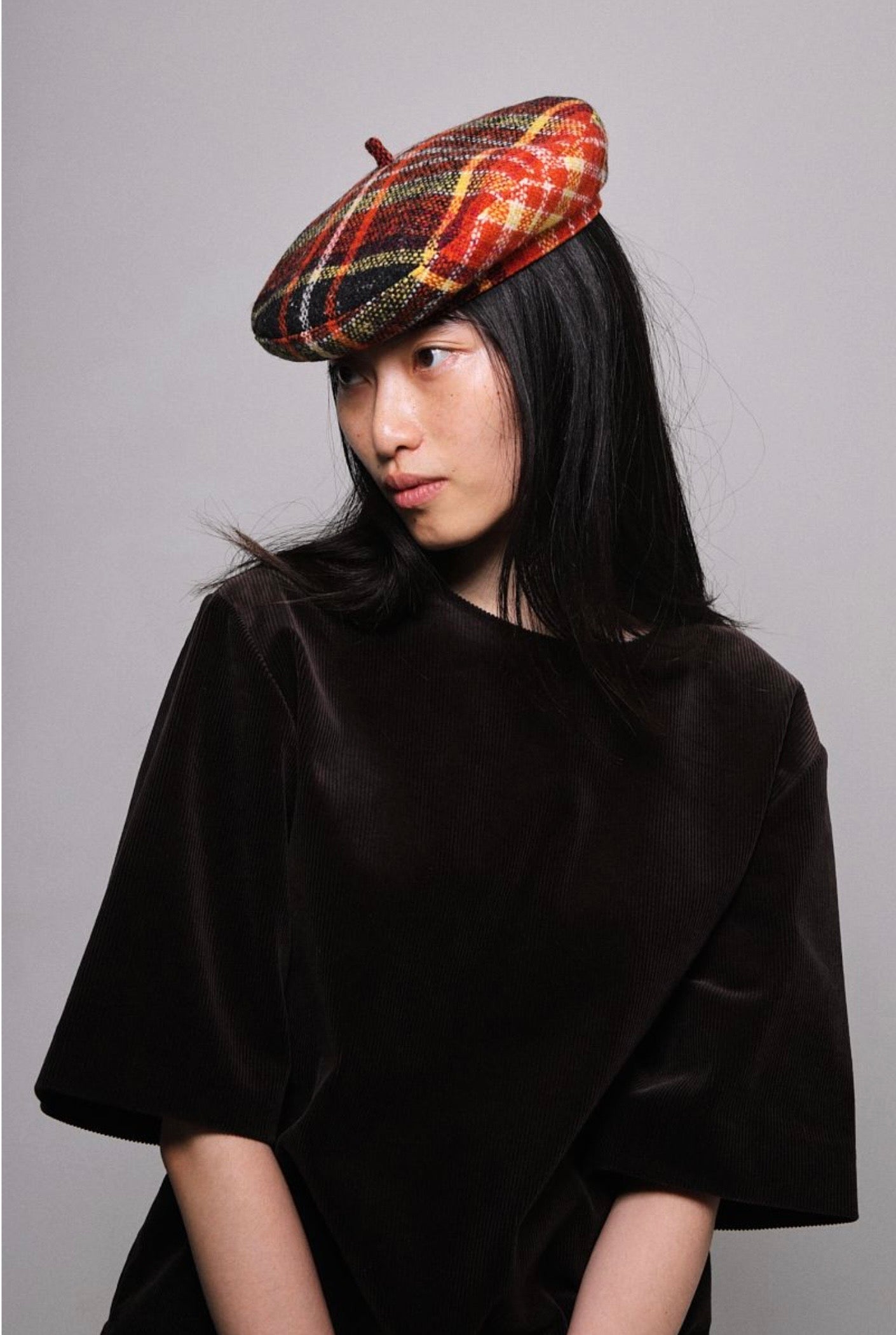 orange-black-tartan