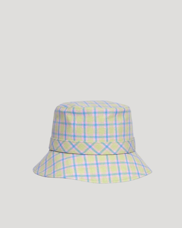 Superbob Linen Green Pink Squares – Anthony Peto