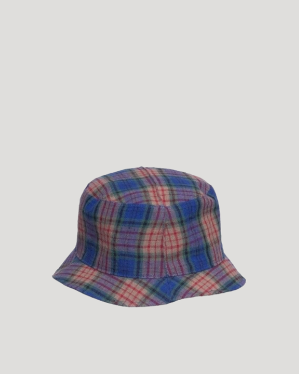 Traveller Linen Blue Green Red Tartan
