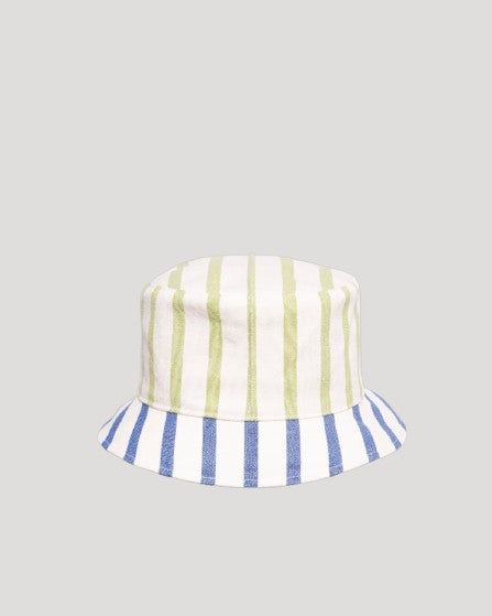 Traveller Cotton Lapis Peridot Stripes