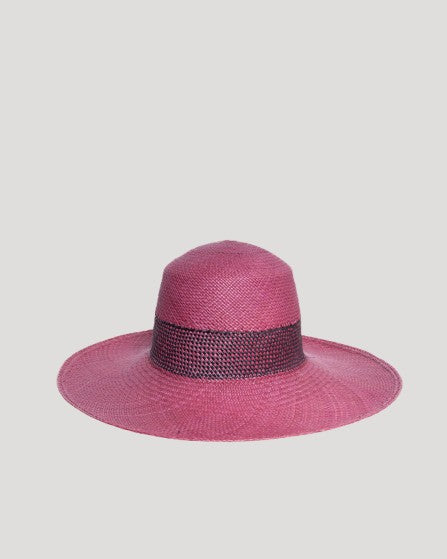 PANCHO Panama mesh wave bordeaux