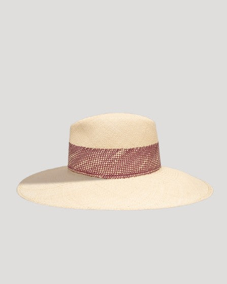 DUSKO Wide Brim Mesh Weave Panama