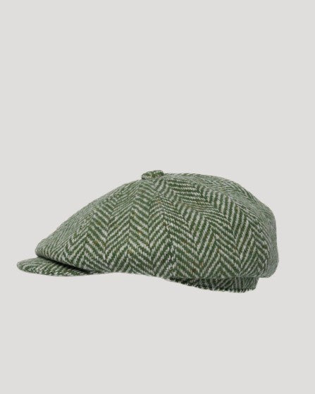 green-herringbone