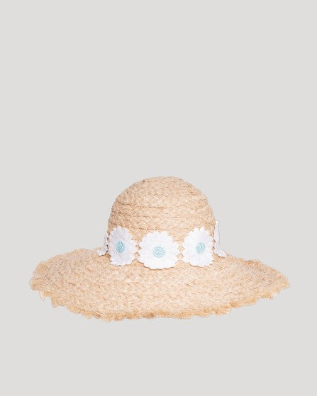 CAPELINE Raffia Marguerites