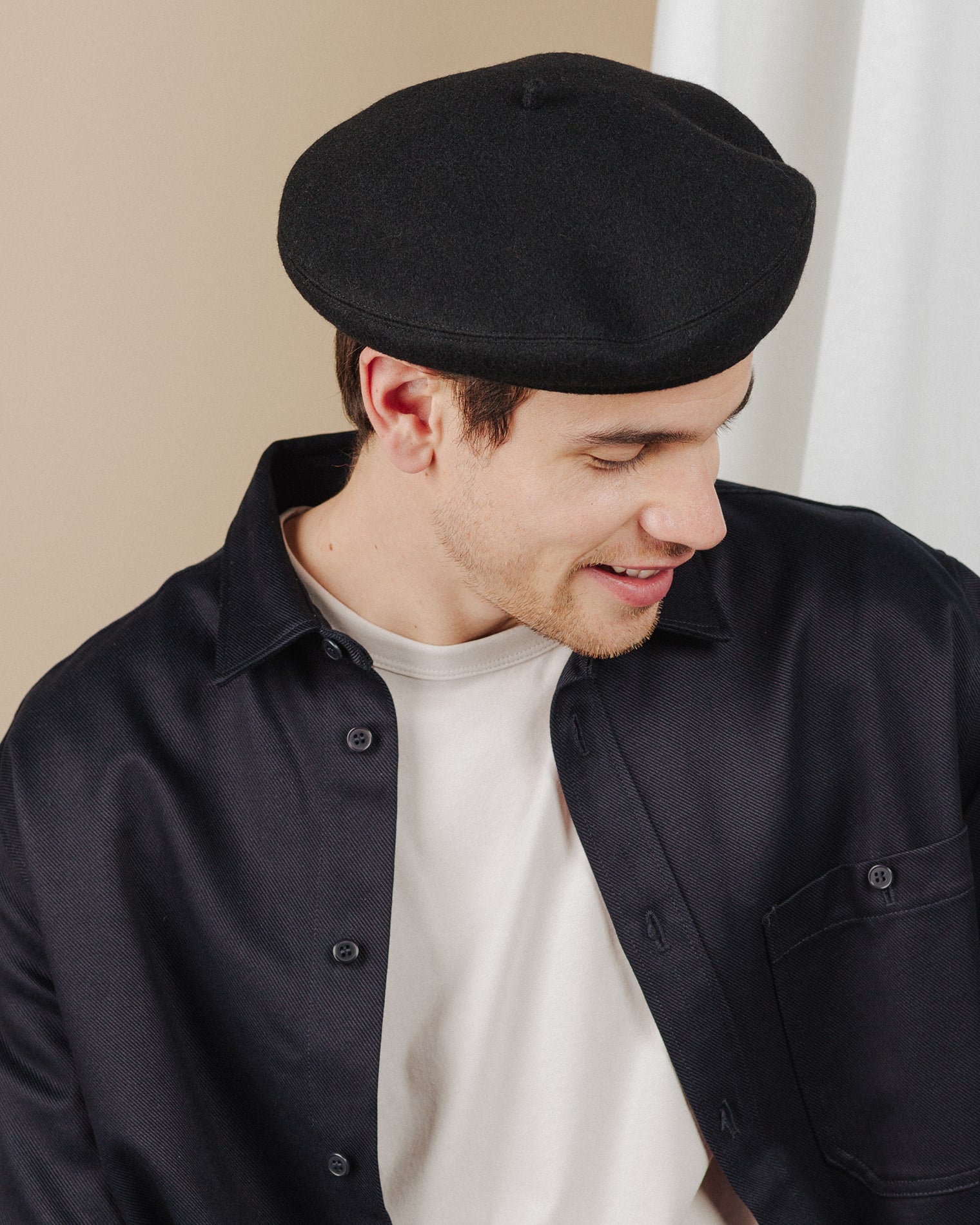 men wear black